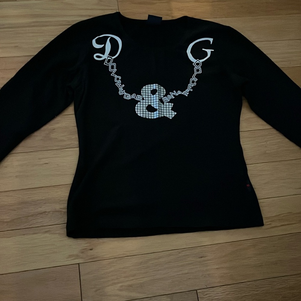 Dolce & Gabbaba Graphic Long Sleeve Shirt